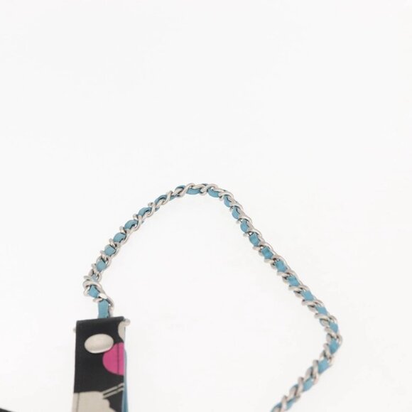 CHANEL Chain Compact Wallet Satin Black CC Auth 143013 - Picture 9 of 16